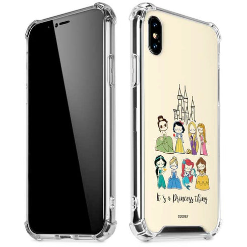 Disney Princess Its A Princess Thing Art iPhone XS Max Clear Case